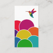 Hummingbird Business Logo Wit Visitekaartje (Achterkant)