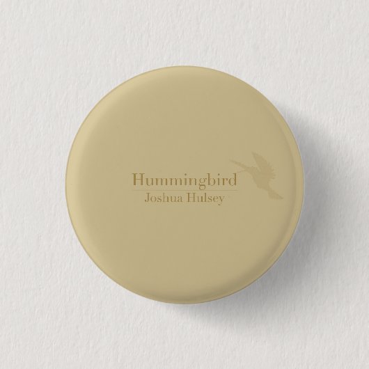 Hummingbird Button (Voorkant)