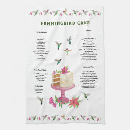 Hummingbird Cake Recipe Kitchen Towel Theedoek