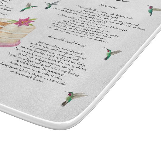 Hummingbird Cake Recipe Snijplank (Hoek)