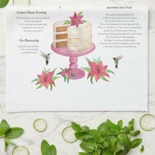 Hummingbird Cake Recipe  Theedoek (Gevouwen)