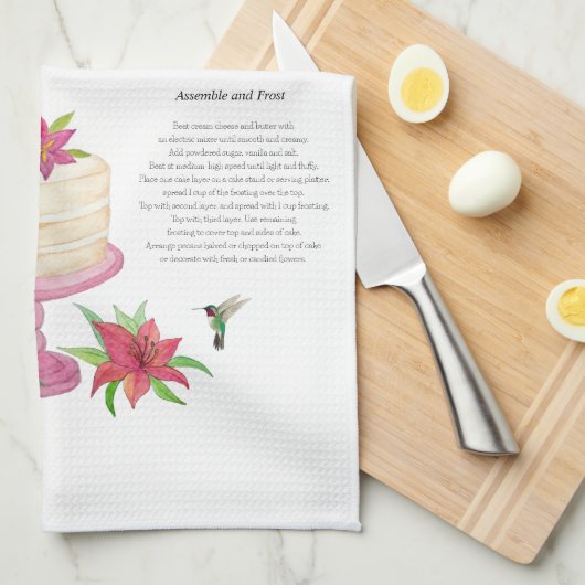 Hummingbird Cake Recipe  Theedoek (Quarter Fold)