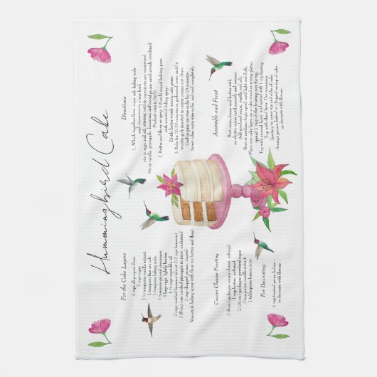 Hummingbird Cake Recipe Theedoek (Verticaal)