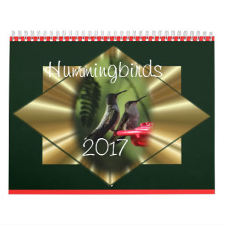 Hummingbird Calendar 2017- change year as required Kalender