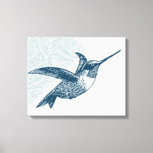  Hummingbird Canvas Afdruk