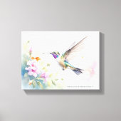 Hummingbird Canvas Afdruk (Voorkant)