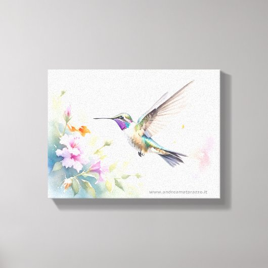 Hummingbird Canvas Afdruk (Voorkant)