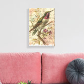  Hummingbird Canvas Afdruk (Insitu (Woonkamer))