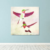 Hummingbird Canvas Kunst (Insitu (Houten vloer))