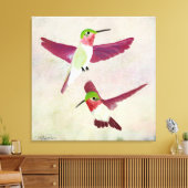 Hummingbird Canvas Kunst (Insitu (Woonkamer))