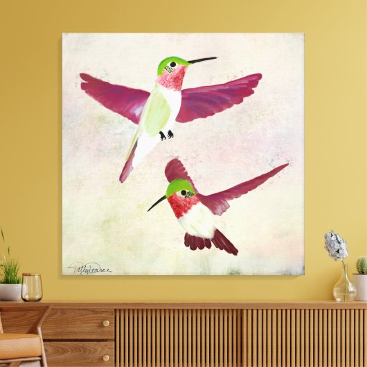 Hummingbird Canvas Kunst (Insitu (Woonkamer))