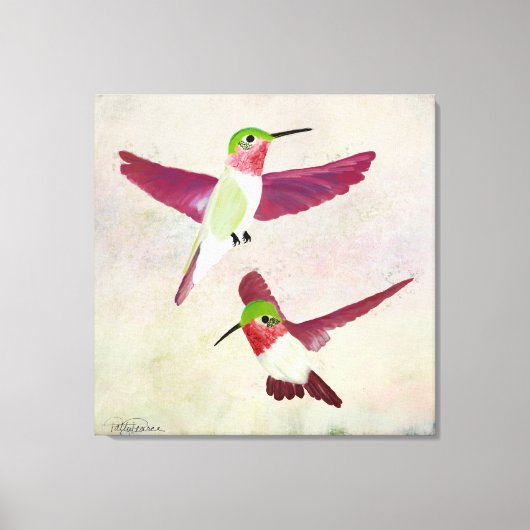 Hummingbird Canvas Kunst (Voorkant)