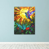Hummingbird Canvas Kunst (Insitu (Houten vloer))