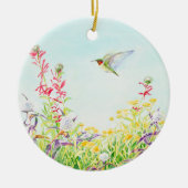 Hummingbird Ceramic Ornament (Voorkant)
