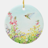 Hummingbird Ceramic Ornament (Achterkant)