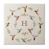 Hummingbird Ceramic Tile Tegeltje (Voorkant)