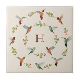 Hummingbird Ceramic Tile Tegeltje