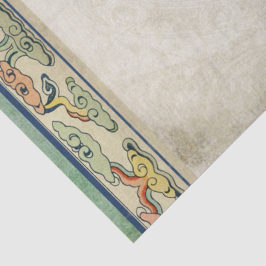 Hummingbird  Chinoiserie Floral Decoupage Tissuepapier (Detail)