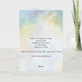 Hummingbird Christelijk Wenskaart Kaart (Achterkant)