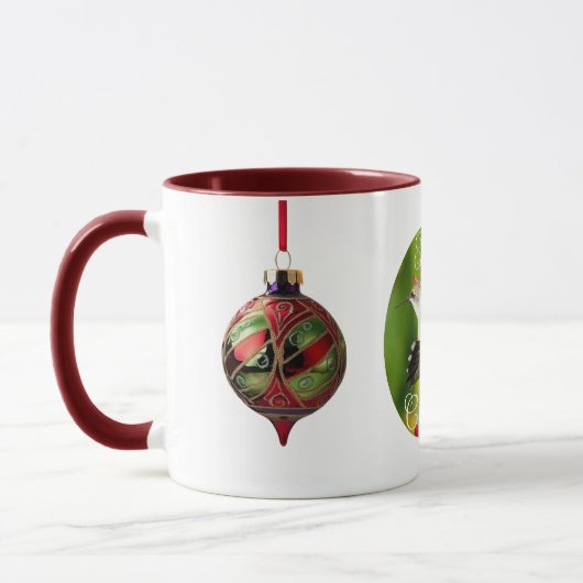 Hummingbird Christmas Coffee Cup Mok (Links)