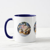 Hummingbird Christmas Coffee Cup Mok (Links)