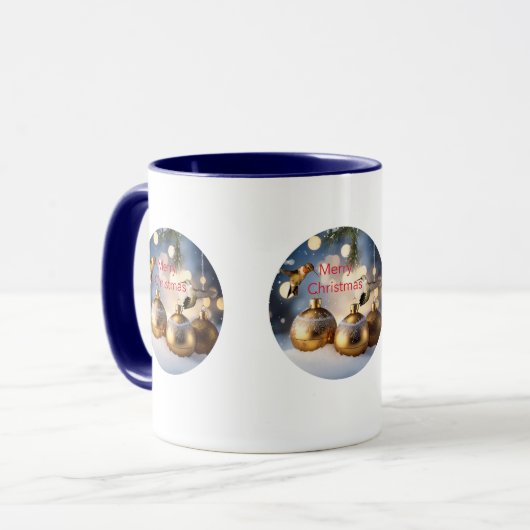 Hummingbird Christmas Coffee Cup Mok (Voorkant links)