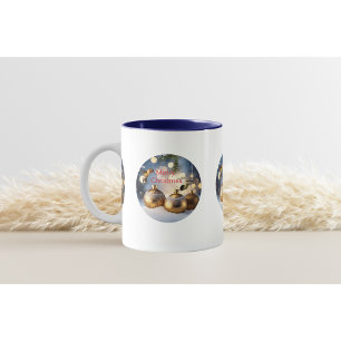 Hummingbird Christmas Coffee Cup Mok