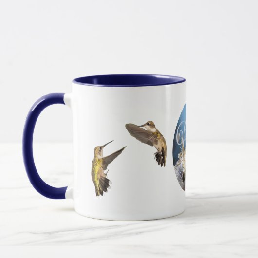 Hummingbird Christmas Coffee Cup Mok (Links)