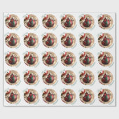 Hummingbird Christmas Wrapping Paper Cadeaupapier (Vlak)