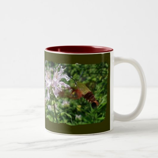 Hummingbird Clear Wing Moth Coordinating Items Tweekleurige Koffiemok (Rechts)