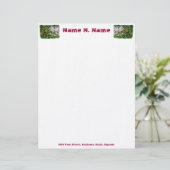 Hummingbird Clear Wing Moth Letterhead Gepersonaliseerd Briefhoofd (Staand voorkant)