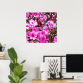 Hummingbird Clearing & Phlox 3 Poster (Thuiskantoor)