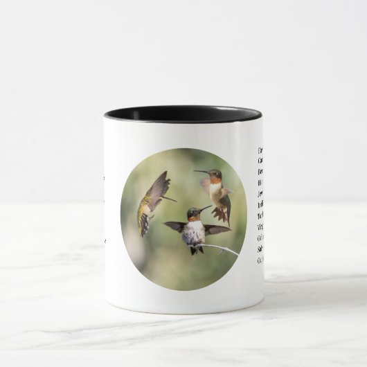 Hummingbird Coffee Cup Mok (Midden)