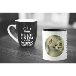 Hummingbird Coffee Cup Mok