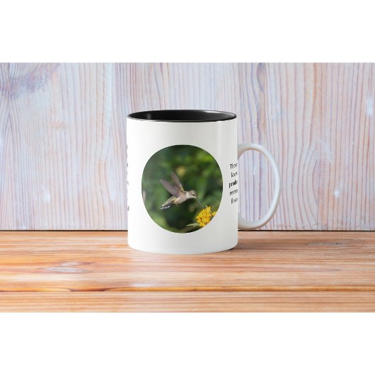 Hummingbird Coffee Cup Mok