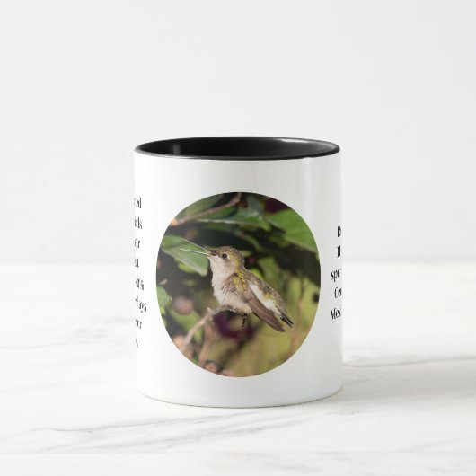 Hummingbird Coffee Cup Mok (Midden)