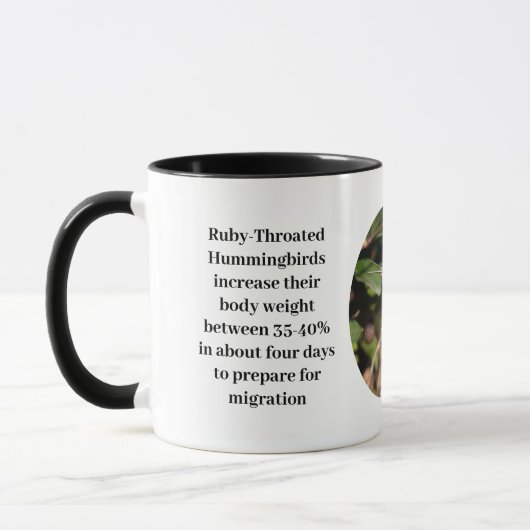 Hummingbird Coffee Cup Mok (Links)