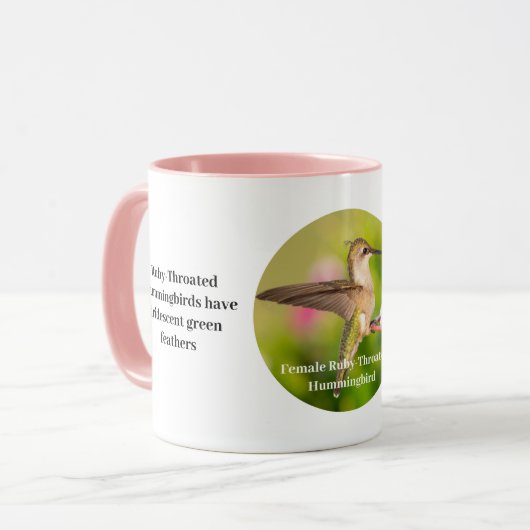 Hummingbird Coffee Cup Mok (Voorkant links)