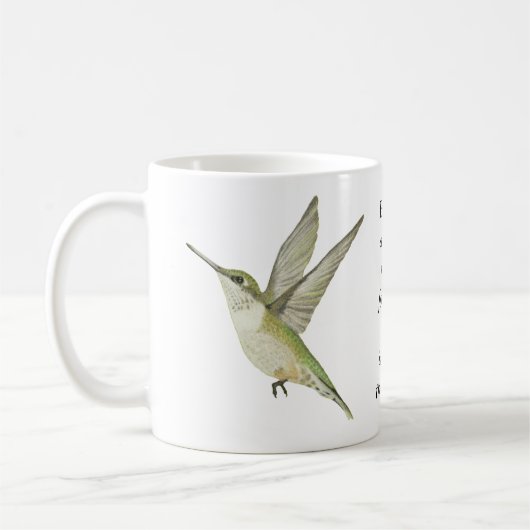 Hummingbird Coffee Mok (Links)