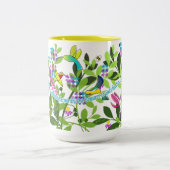 Hummingbird Coffee Mok 15 oz Geel (Center)