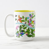 Hummingbird Coffee Mok 15 oz Geel (Links)