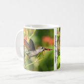 Hummingbird Coffee Mok II door BirdingCollectibles (Voorkant links)
