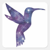 Hummingbird Constellation Sticker (Voorkant)
