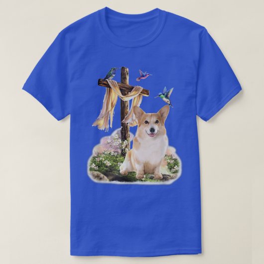 Hummingbird Corgi T-shirt (Design voorkant)