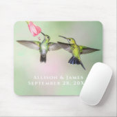 Hummingbird Couple Personalized Muismat (Met muis)