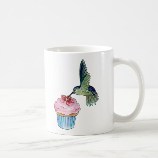 Hummingbird Cupcake Love is in Air Koffiemok (Rechts)