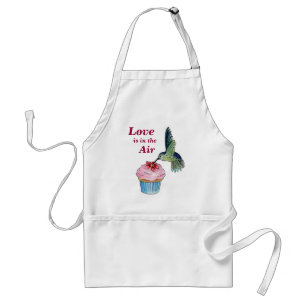 Hummingbird Cupcake Love is in Air Standaard Schort