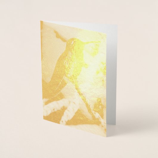 Hummingbird Custom Message Kaart (Voorkant)