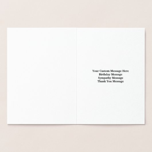 Hummingbird Custom Message Kaart (Binnen)