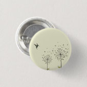 Hummingbird & Dandelion Ronde Button 3,2 Cm (Voorkant /achterkant)